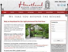 Tablet Screenshot of estatestaffing.com